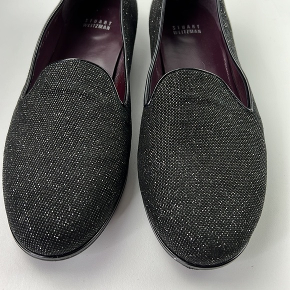 Stuart Weizman black loafers with sparkle - Picture 3 of 10